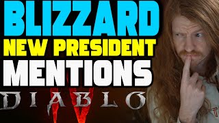 Blizzards New President Calls Out Diablo 4 [upl. by Ititrefen]