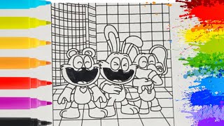 How to coloring bobby bearhug hoppy hoppscotch and bubba bubbaphant fun together guys enjoy 🌈🌈🌈🌈🌈🌈🌈🌈 [upl. by Nosreve]