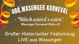 500 Jahre Karneval in Wasungen – Historischer Festumzug 2024 [upl. by Pepin968]