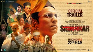 Swatantrya Veer Savarkar  Trailer  22nd March  Randeep Hooda  Ankita Lokhande  Amit Sial [upl. by Earissed]