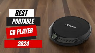 Best Portable CD Player  Top 5 Picks for You [upl. by Llirpa]