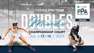 OH SNAP Denver Open Championship Court  Mixed Doubles [upl. by Anirpas489]