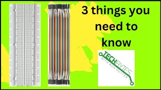 3 things you need to know about Breadboard plus jumper wires [upl. by Dolli312]