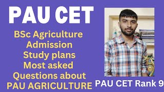 Most Googled Questions About PAU CET For BSc Agriculture Entrance Test  How To Take Admission Tips [upl. by Yetak]