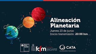 ¡En vivo Charla online La gran alineación de los planetas [upl. by Atiugal]