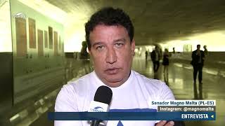 Magno Malta fala sobre indicação e sabatina de Flávio Dino ao STF – 111223 [upl. by Bary]