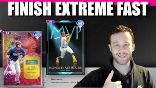 How I Finished The Extreme Program FAST  MLB The Show 24 [upl. by Ollayos]