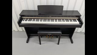 Yamaha Arius YDP162 Digital Piano in rosewood clavinova keyboard stock  24496 [upl. by Arlo]