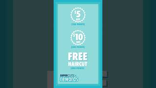 Supercuts Rewards is here Join for free insalon or online and start earning [upl. by Ettenrahc]