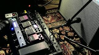 Musicom Lab EFX LEII pedalboard Jam Carry over [upl. by Nedloh171]