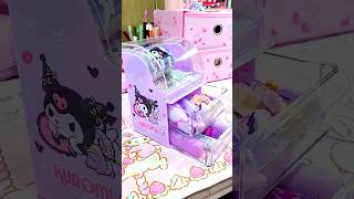 Kuromi Stationery Organizer 💜🔮 sanrio purple asmr [upl. by Epillihp]