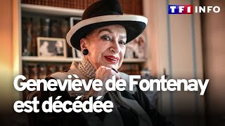 Geneviève de Fontenay est décédée à lâge de 90 ans [upl. by Nosidam496]