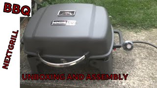 Nexgrill 1Burner Portable Propane Table Top BBQ  Unboxing and Assembly [upl. by Mharg406]