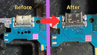 C Type Charging Connector Replacement mobilerepair electronics [upl. by Philana]