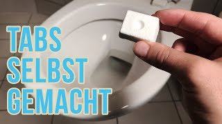 WC Reiniger Tabs selber machen  Toilette reinigen mit Hausmittel [upl. by Adnahsal234]