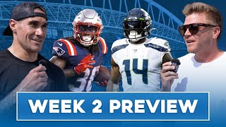 Can The Seahawks Defense Stop Patriots RB Rhamondre Stevenson Ft Laviska Shenault  Week 2 Preview [upl. by Annaerda]