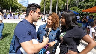 Interviewing Women At Black Womens March [upl. by Elsa]