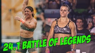 Kara Saunders vs Kristin Holte in 241 CrossFit Open [upl. by Olivero439]