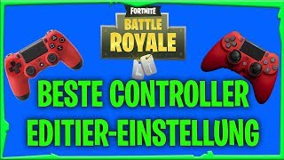 Fortnite Editieren PS4  BESTE Einstellung für Controller  SmartAim [upl. by Bayless860]