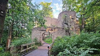 Exploring Bolczow Castle ruins in Janowice Wielkie Poland  July 2024 [upl. by Sabian]