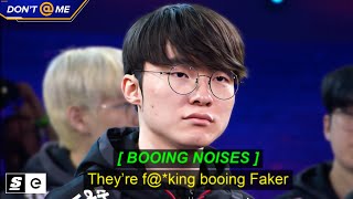 Faker Got Booed [upl. by Otilrac810]