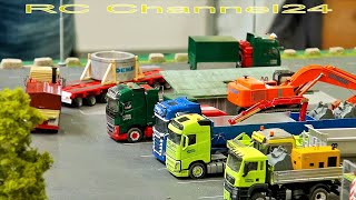 STUNNING 187 MICRO SCALE RC TRUCKS EXCAVATORS DOZER FIRE TRUCKS CARS AND MORE [upl. by Nicholl]