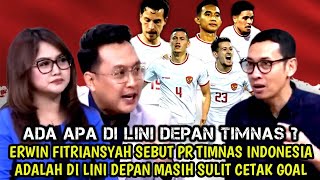 ERWIN FITRIANSYAH SEBUT PR BUAT TIMNAS SEPAK BOLA INDONESIA ADALAH LINI DEPAN MASIH SULIT CETAK GOAL [upl. by Lagas]