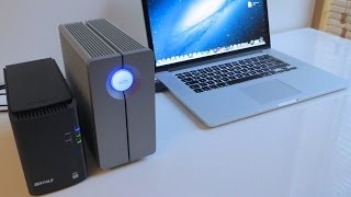 6TB RAID Drives Thunderbolt vs USB 30 Speed Test  Lacie vs Buffalo [upl. by Bael]