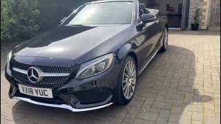 2018 Mercedes C220d AMG Line premium plus Cabriolet 4Matic [upl. by Uziel943]