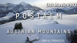 Postalm  Cinematic Drone Footage of Austrian Winter Mountains  DJI Mavic Pro [upl. by Atinuaj]