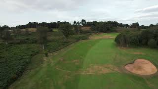 Broadstone GC 4th Hole Flyover [upl. by Aihtnis762]