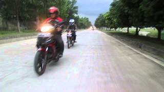 TVS TORMAX vs SUZUKI SATRIA FU [upl. by Tremann523]