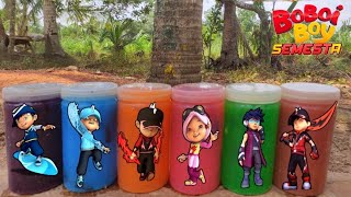 Menemukan Karakter Boboiboy Halilintar Boboiboy Angin Boboiboy Air Yaya dan Gopal [upl. by Horacio610]