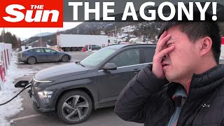 Hyundai Kona MY2024 Geilo test gone wrong [upl. by Uos378]