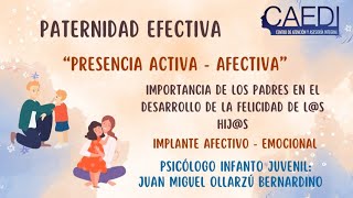 Charla Paternidad Efectiva [upl. by Aseret]