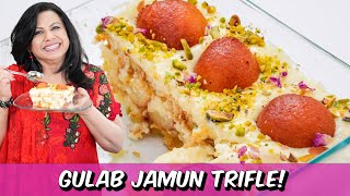 New Amazing Sweet Dish Idea Gulab Jamun Trifle Recipe in Urdu Hindi  RKK [upl. by Akimed778]