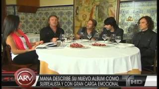 Entrevista Maná en AL ROJO VIVO Drama y Luzmp4 [upl. by Haroppiz468]