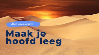 Maak je hoofd leeg  Geleide slaapmeditatie met visualisatie om heerlijk bij weg te dromen [upl. by Lach]