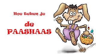 Hoe teken je de paashaas [upl. by Ashok]