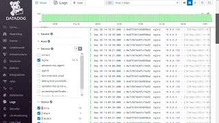 DataDog Logs using search filter and sort operations [upl. by Denni]