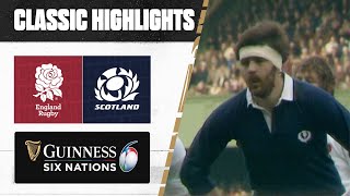 CLASSIC HIGHLIGHTS  England v Scotland  1981 [upl. by Herrington724]