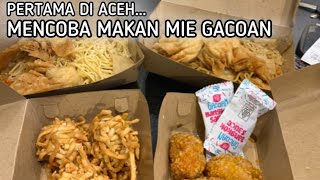 TERBARUMENCOBA MAKAN MIE GACOAN DI ACEH [upl. by Akeylah260]