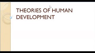 LECTURE ON THEORIES OF HUMAN DEVELOPLEMT PART 01  FREUD THEORY  HUMAN GROWTH DEV ampCBR DR WAJIHA [upl. by Kcirddot630]