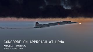 XPLANE 11  Colimata Concorde FXP  Approach LPMAMadeira Portugal [upl. by Conger]