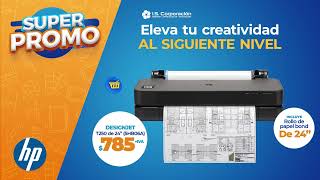 Impresora HP DesignJet T250 de 24quot [upl. by Swayder990]