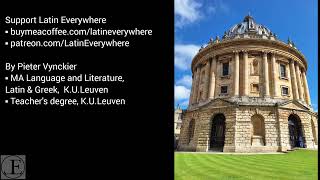 Latin inscription Bodleian Library Oxford [upl. by Weyermann890]