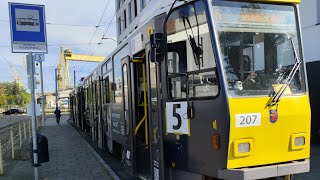 CabView odc 2 Dzień 👉 7102024 Linia 👉 5 zmiana II Tram 🚋👉 Tatra T6A2D [upl. by Fowler]