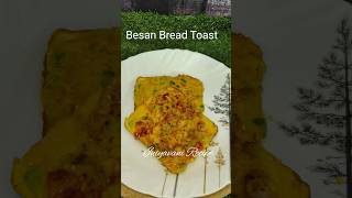 Bread Besan Toast  Veg Toast  Bread recipe trending shorts viralshorts viralvideo [upl. by Darrow]