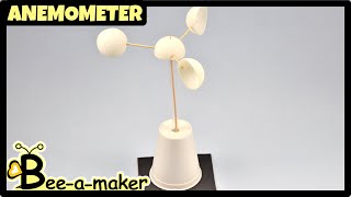 How to make an Anemometer  How an anemometer works [upl. by Lidda7]