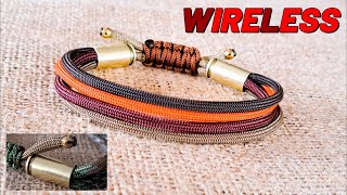 Make a quotWIRELESSquot Bullet Casing Multi Strand Paracord Bracelet [upl. by Everson]